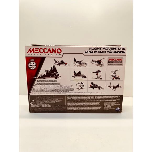 Meccano Maker System Flight Adventure Makes 10 Models 8+Yrs NIB - Picture 4 of 6